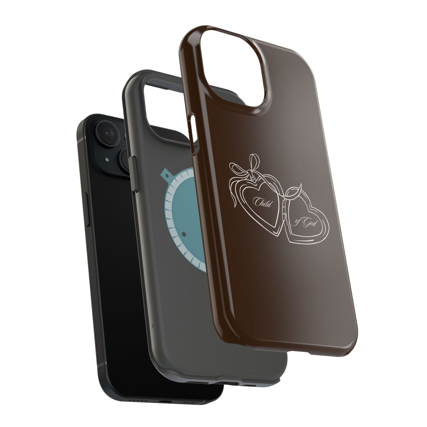 Child of God Locket Espresso Phone Case MagSafe