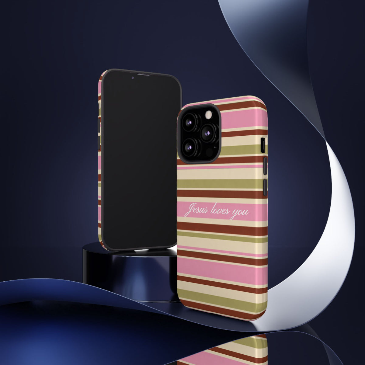 Jesus Loves You Neapolitan Phone Case