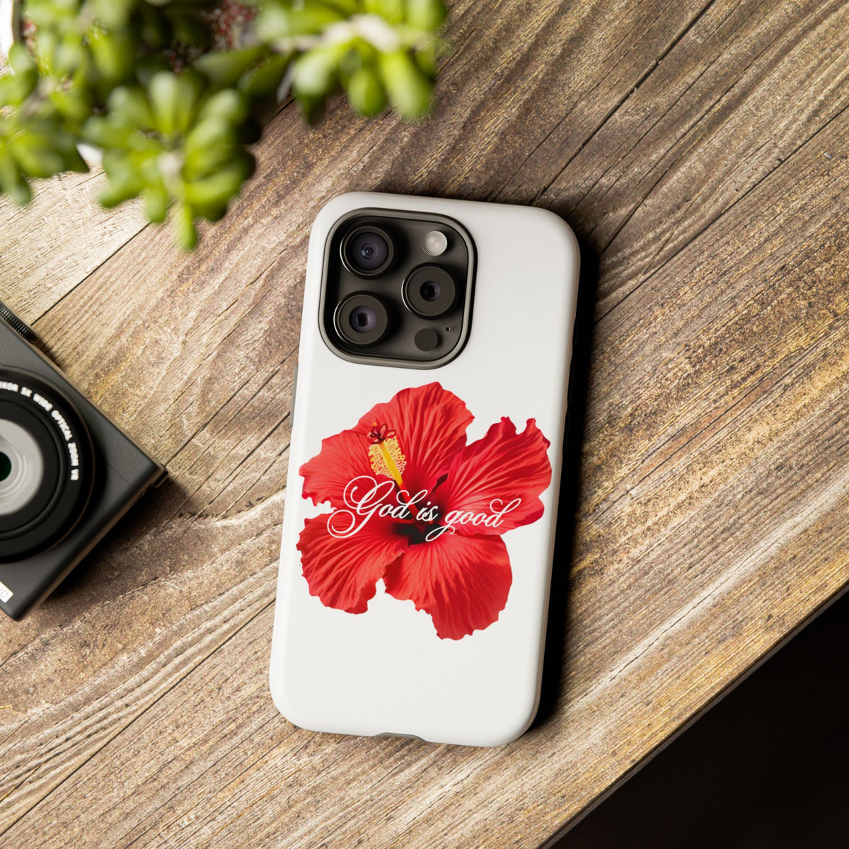God is good Flower Phone Case