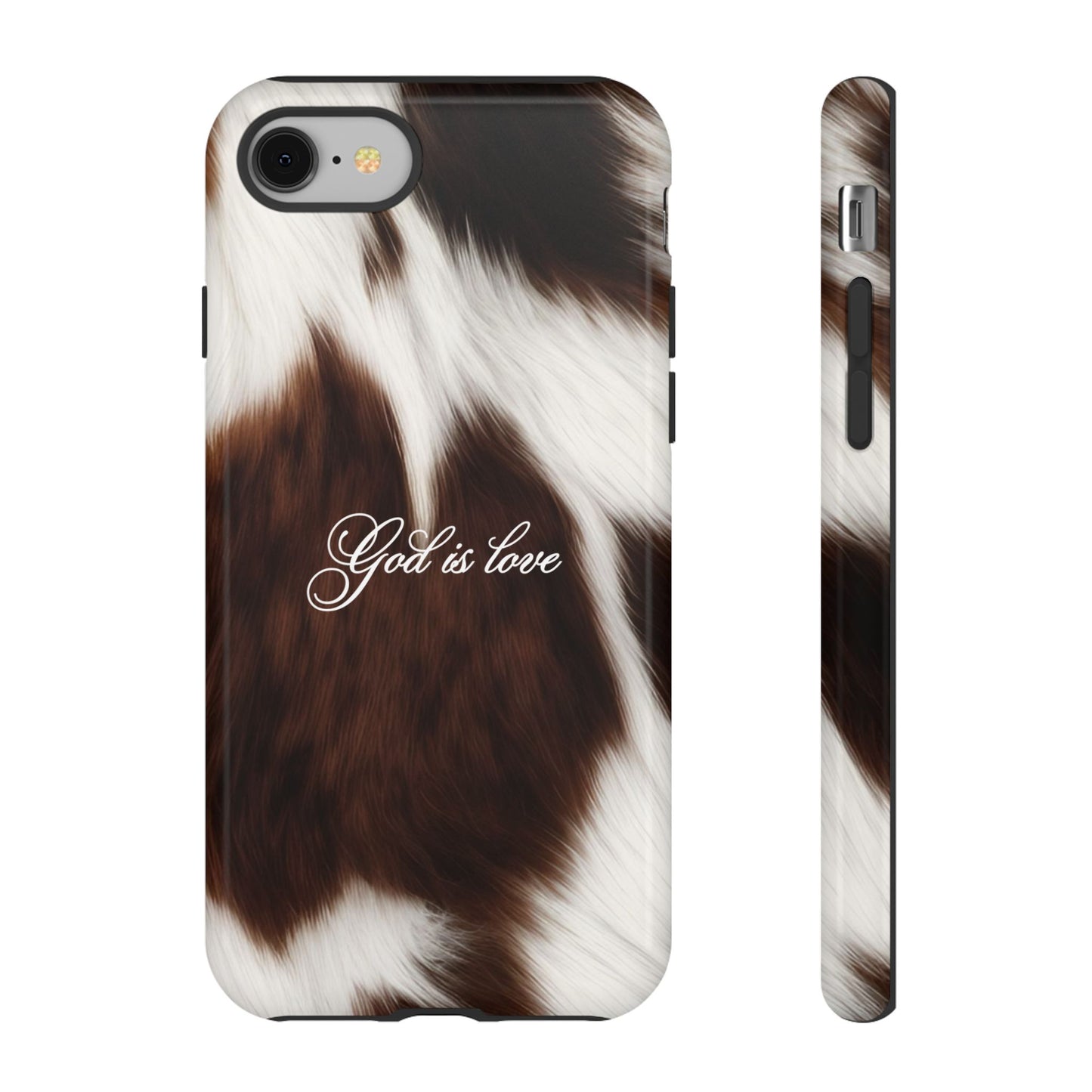 God is love Cow phone case