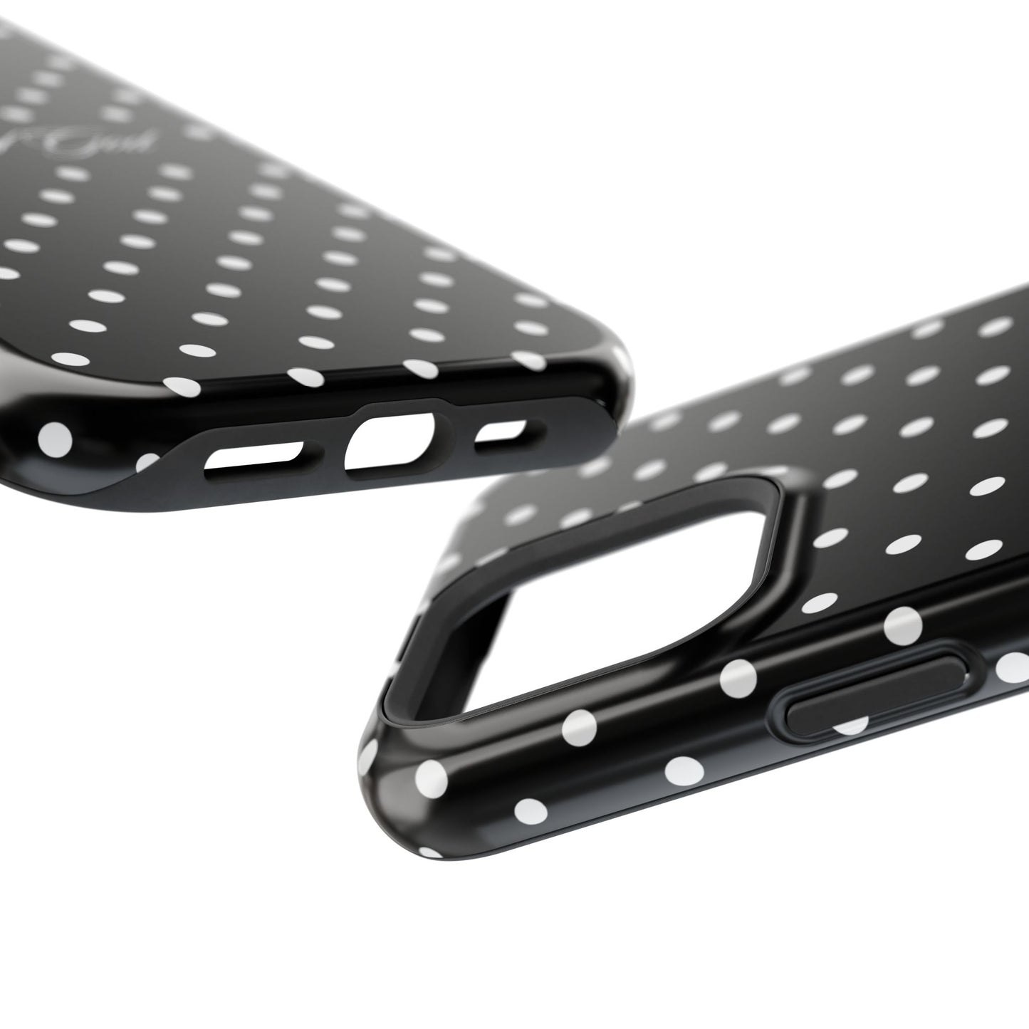 Child of God Black Polka Dot MagSafe Phone Case