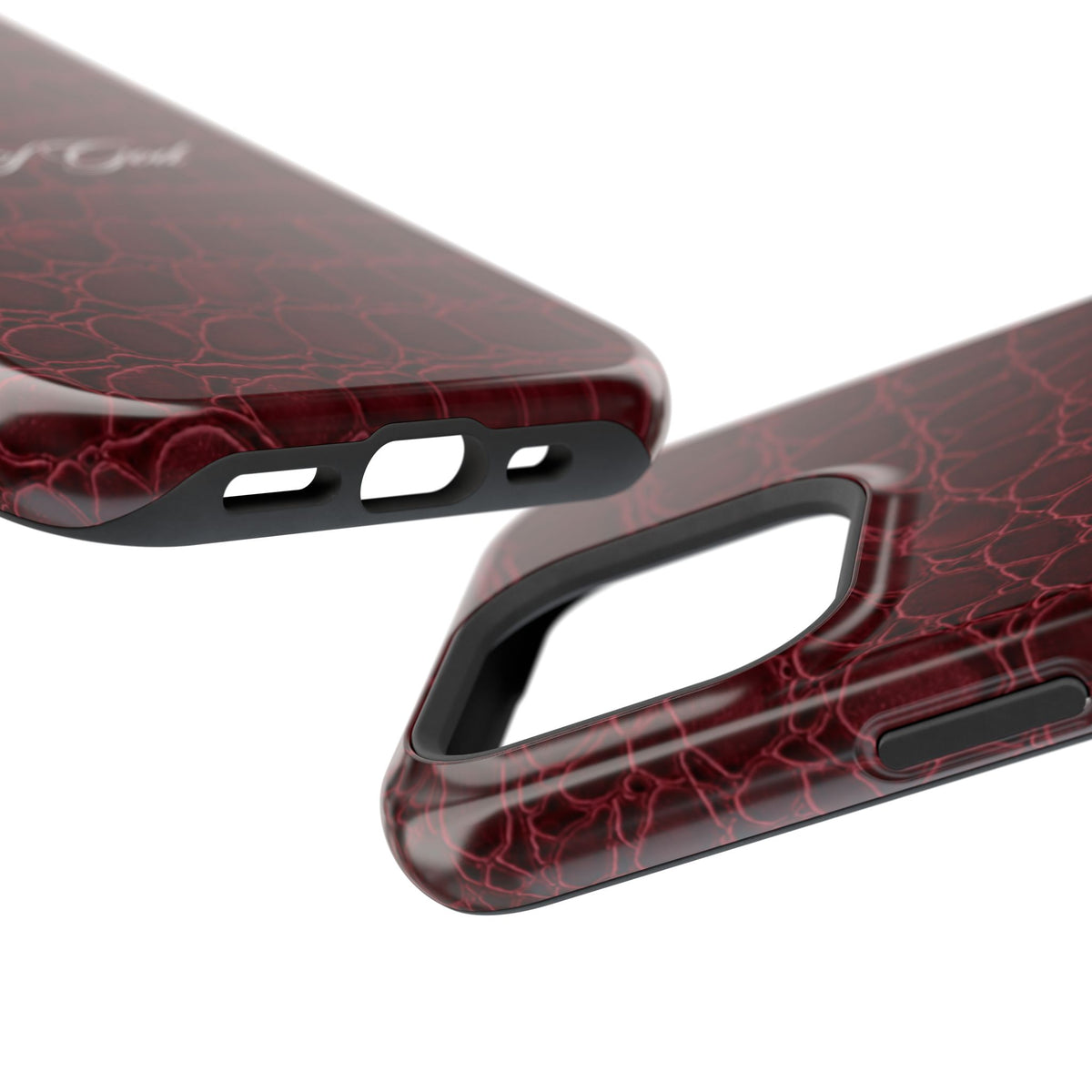 Child of God Burgundy Croc MagSafe Phone Case