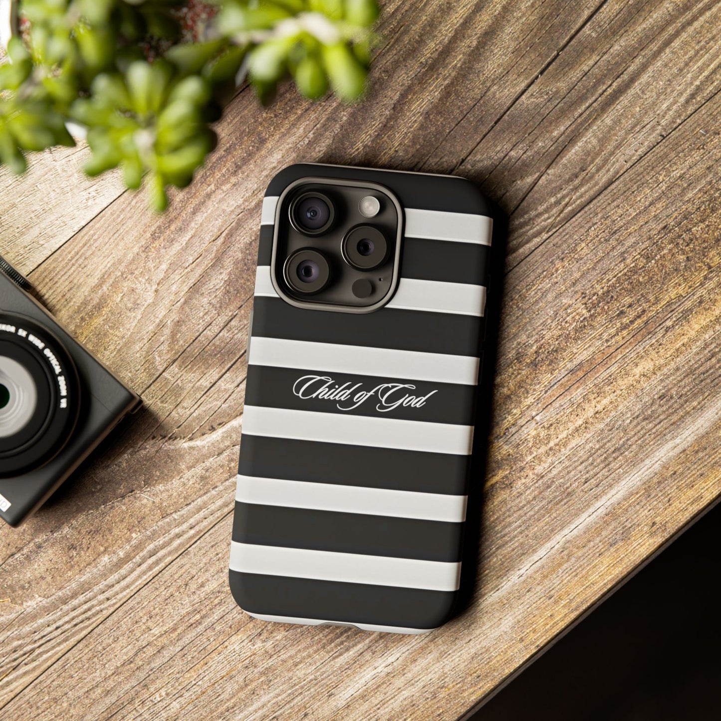 Child of God Striped Phone Case