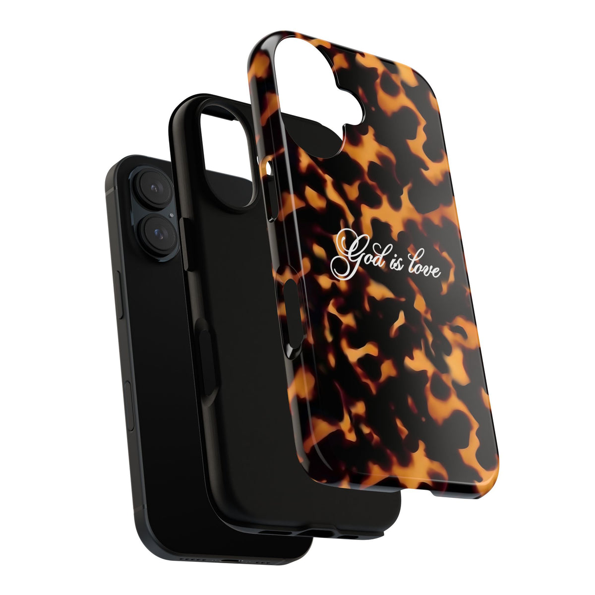 God is love Tortoise shell phone case