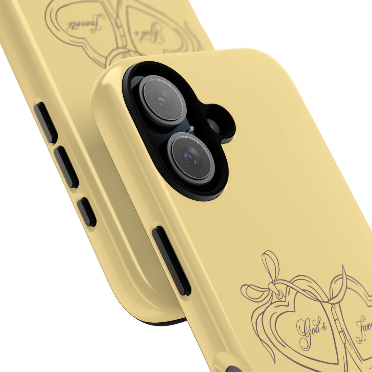 God’s favorite Butter Yellow Locket Phone Case
