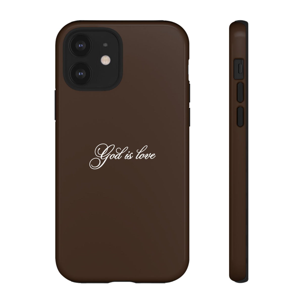 God is Love Espresso Phone Case