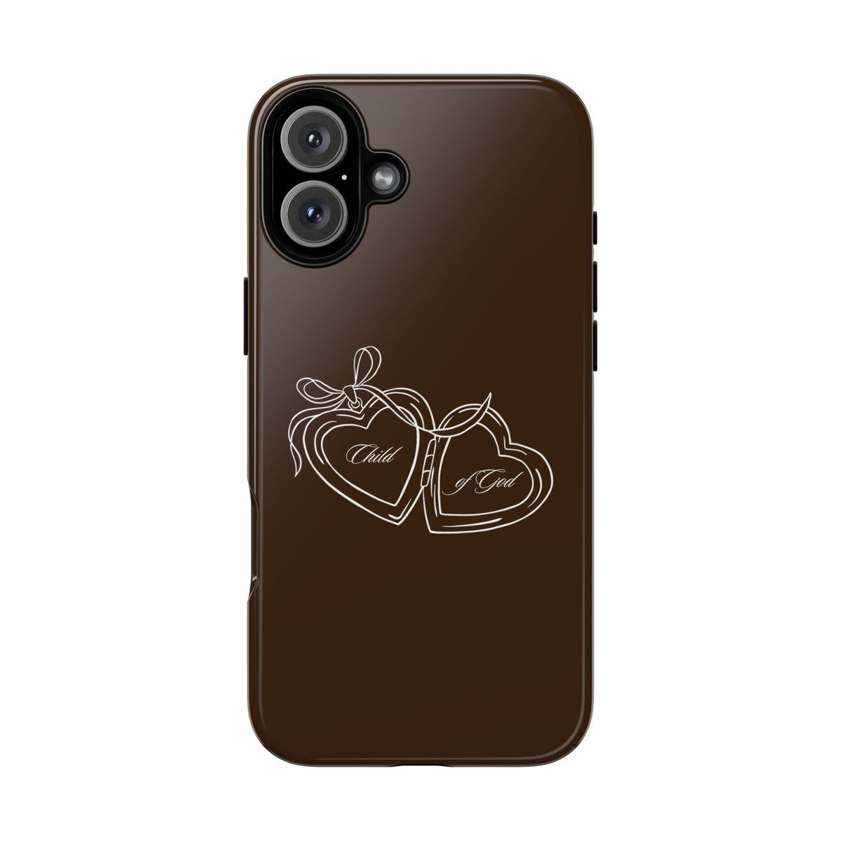 Child of God Espresso Locket Phone Case