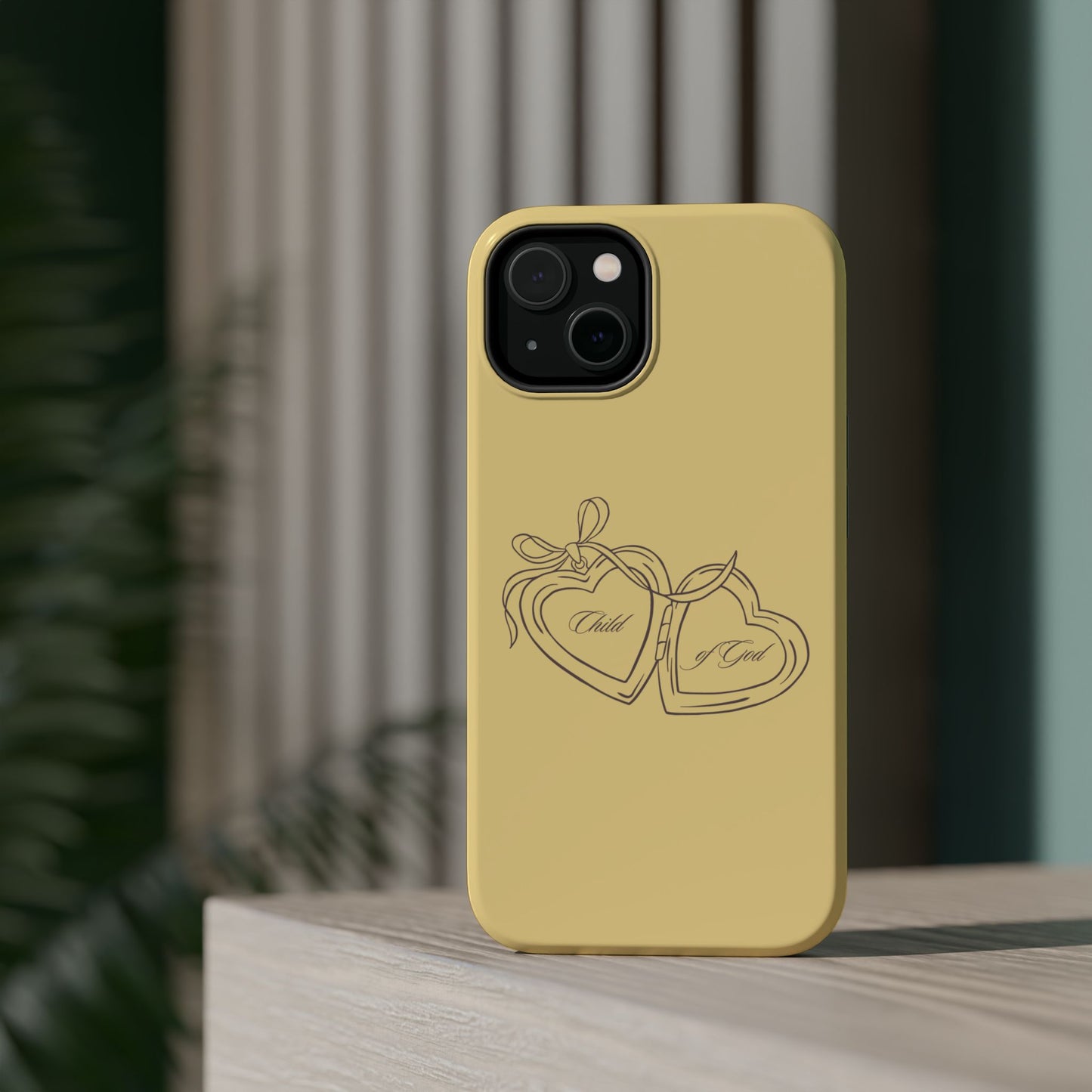 Child of God Butter Yellow Locket Phone Case MagSafe