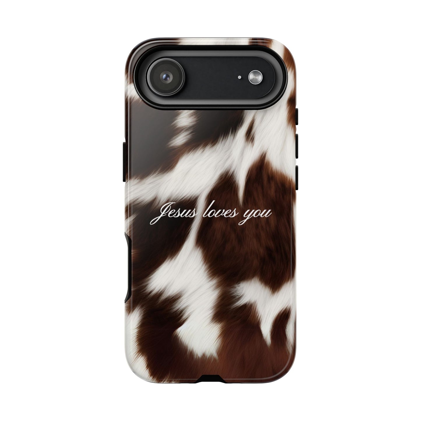Jesus loves you Cow Phone Case