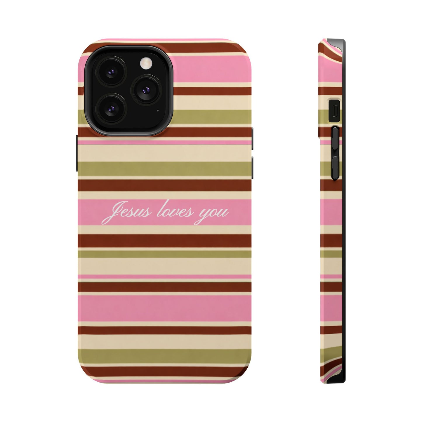 Jesus Loves You Neapolitan MagSafe Phone Case