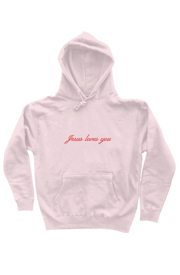 Pink embroidered hoodie sale