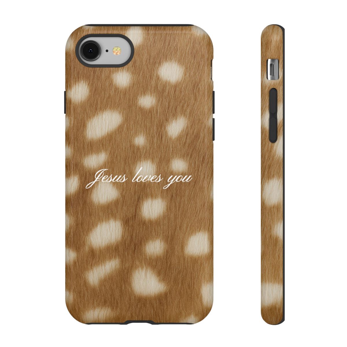 Jesus loves you Fawn Phone Case