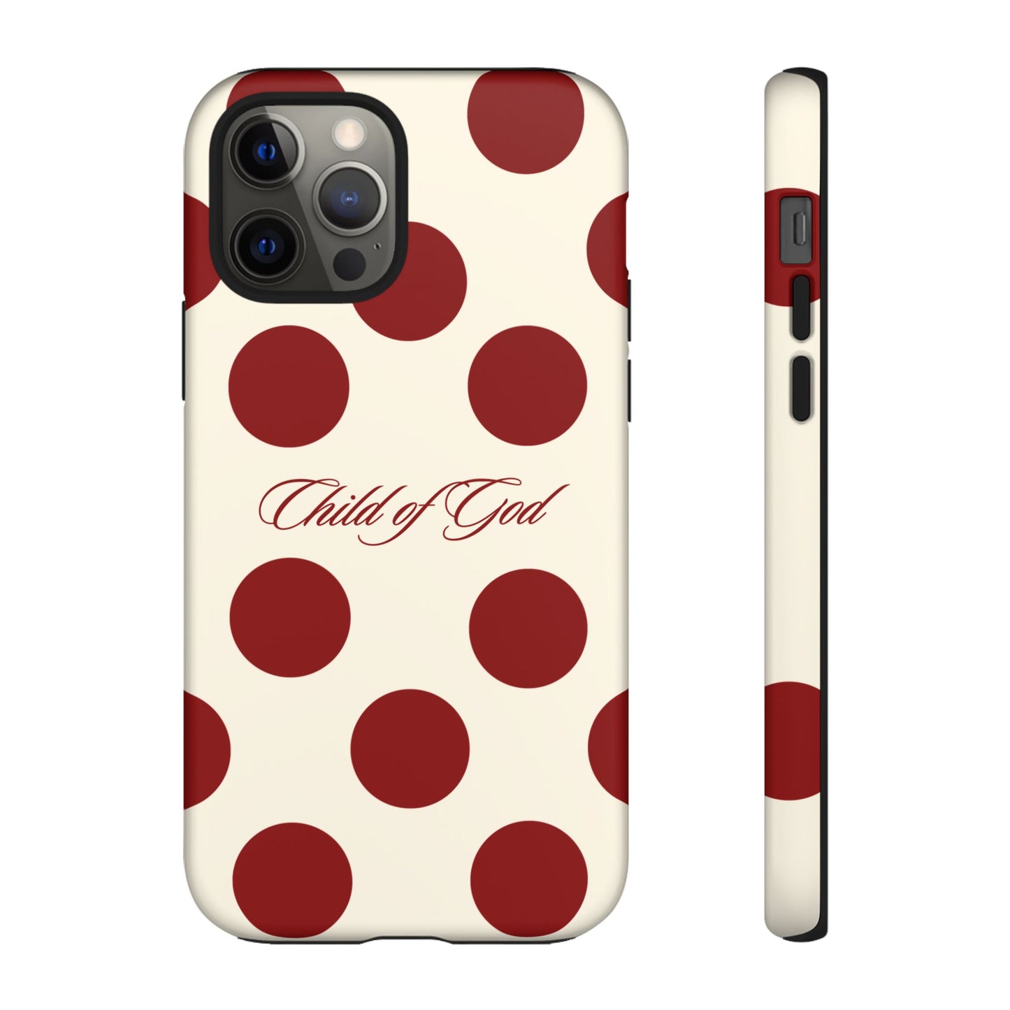 Child of God Red and Créame Phone Case