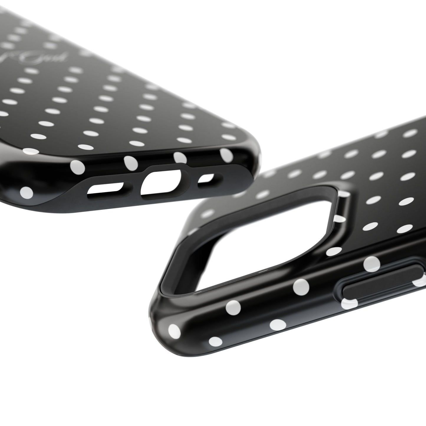 Child of God Black Polka Dot MagSafe Phone Case