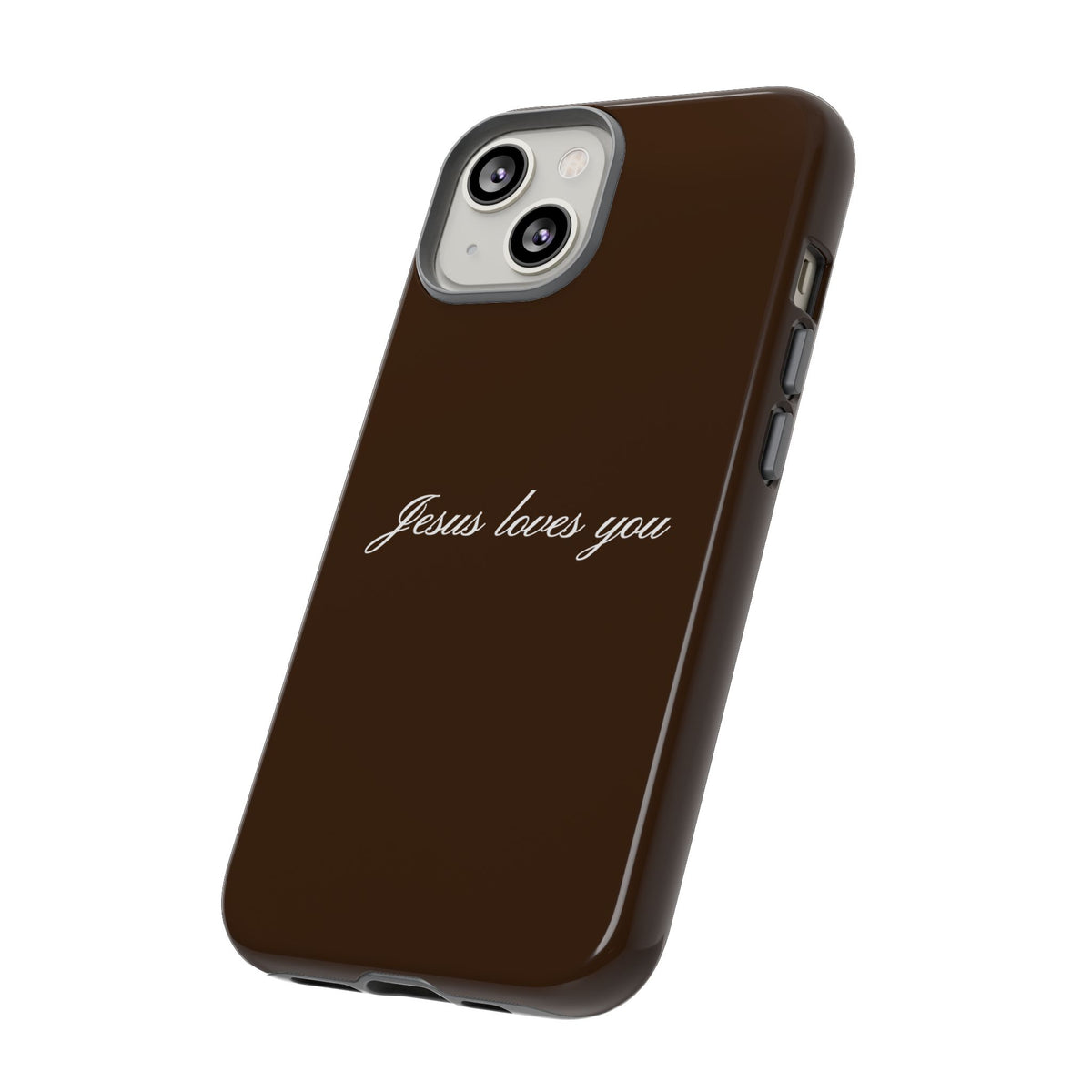 Jesus loves you Espresso Phone Case