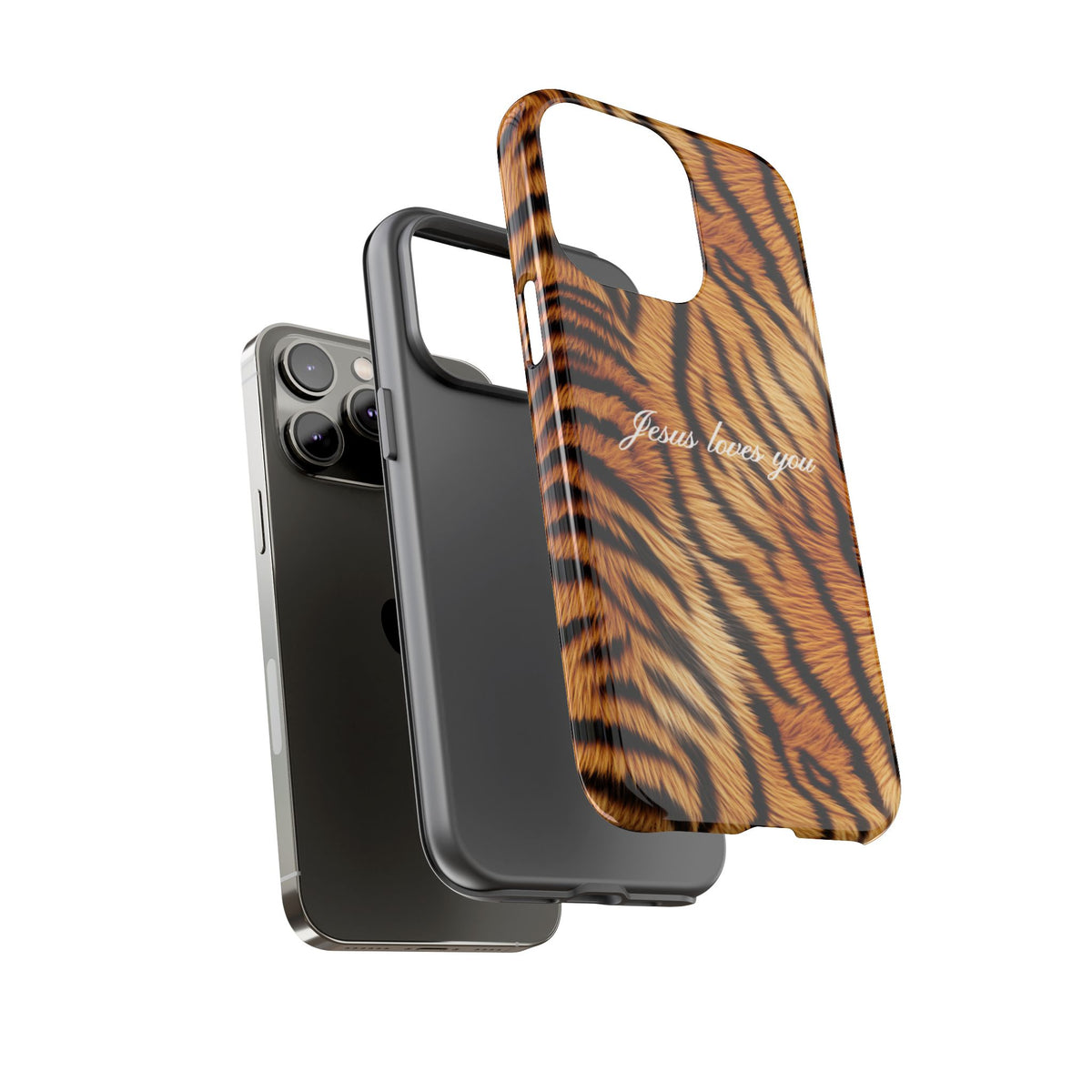 Jesus Loves You Tiger Phone Case