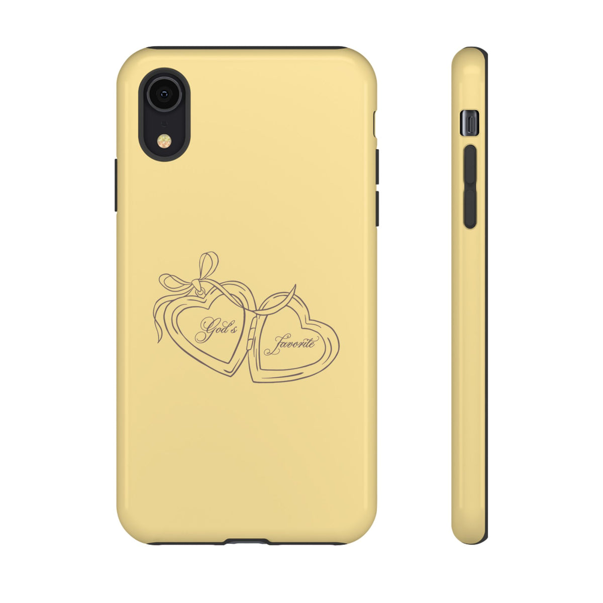 God’s favorite Butter Yellow Locket Phone Case