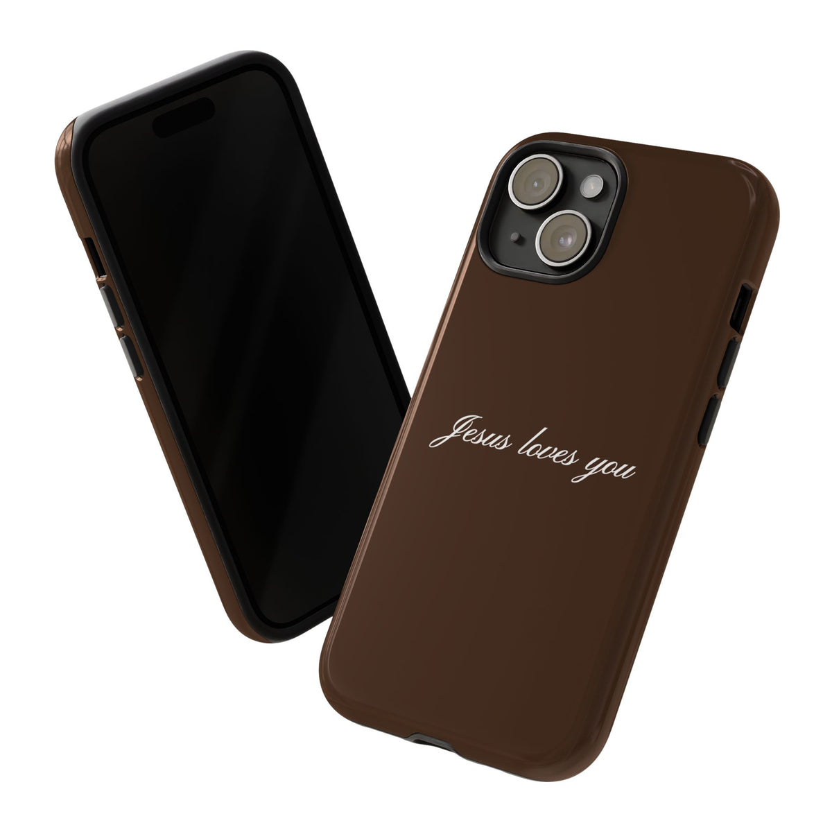 Jesus loves you Espresso Phone Case