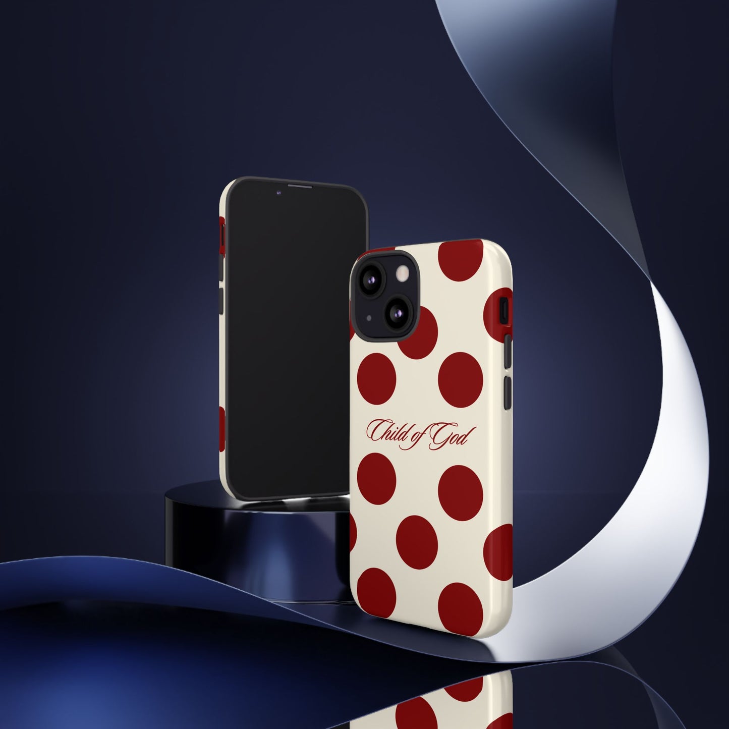 Child of God Red and Créame Phone Case