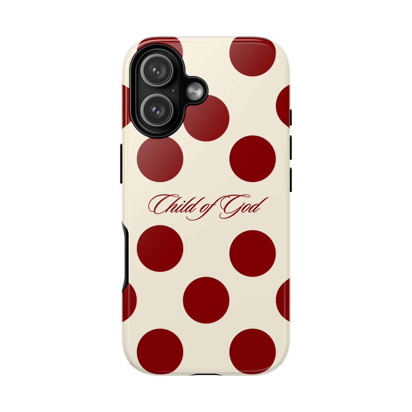Child of God Red and Créame Phone Case