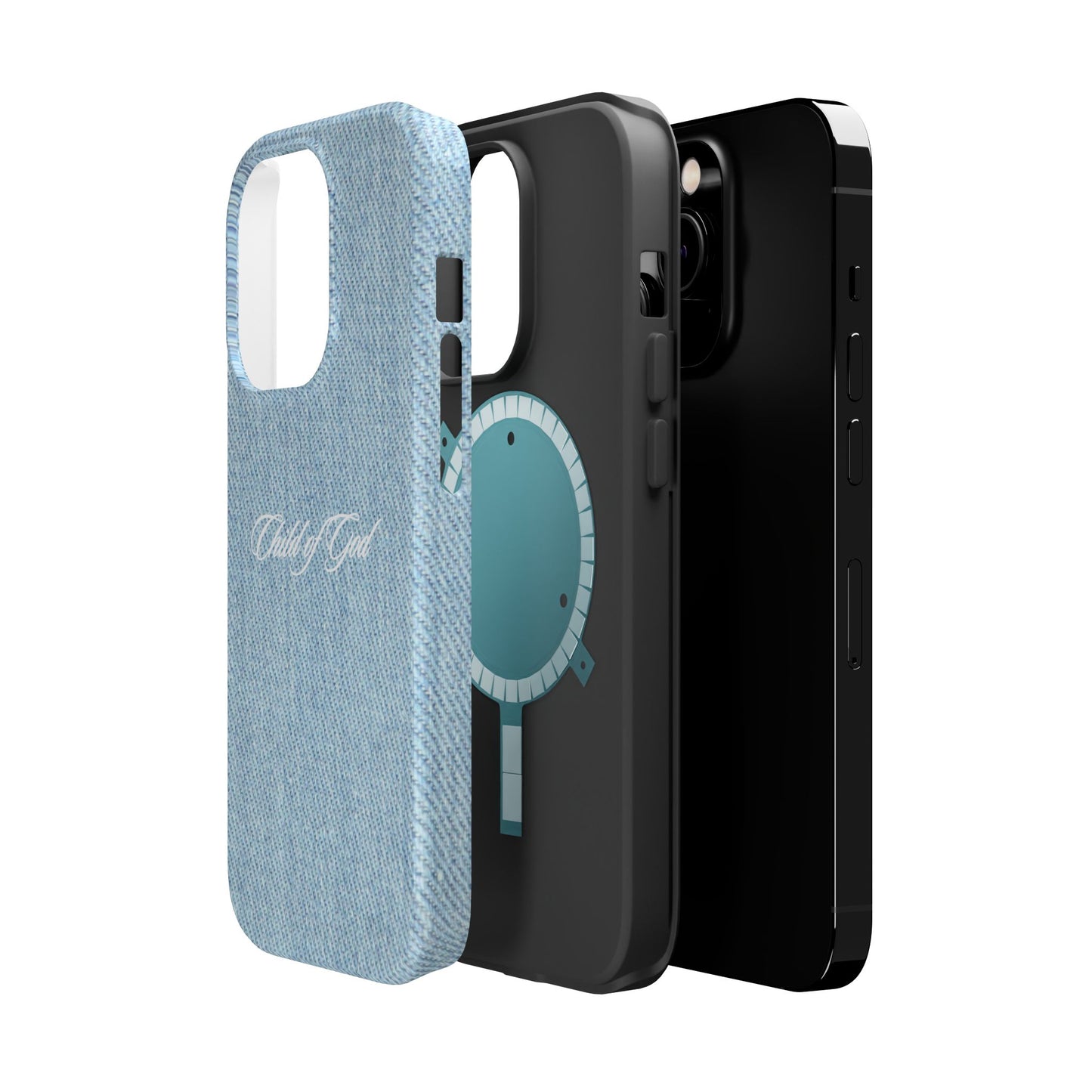 Child of God Denim Phone Case MagSafe