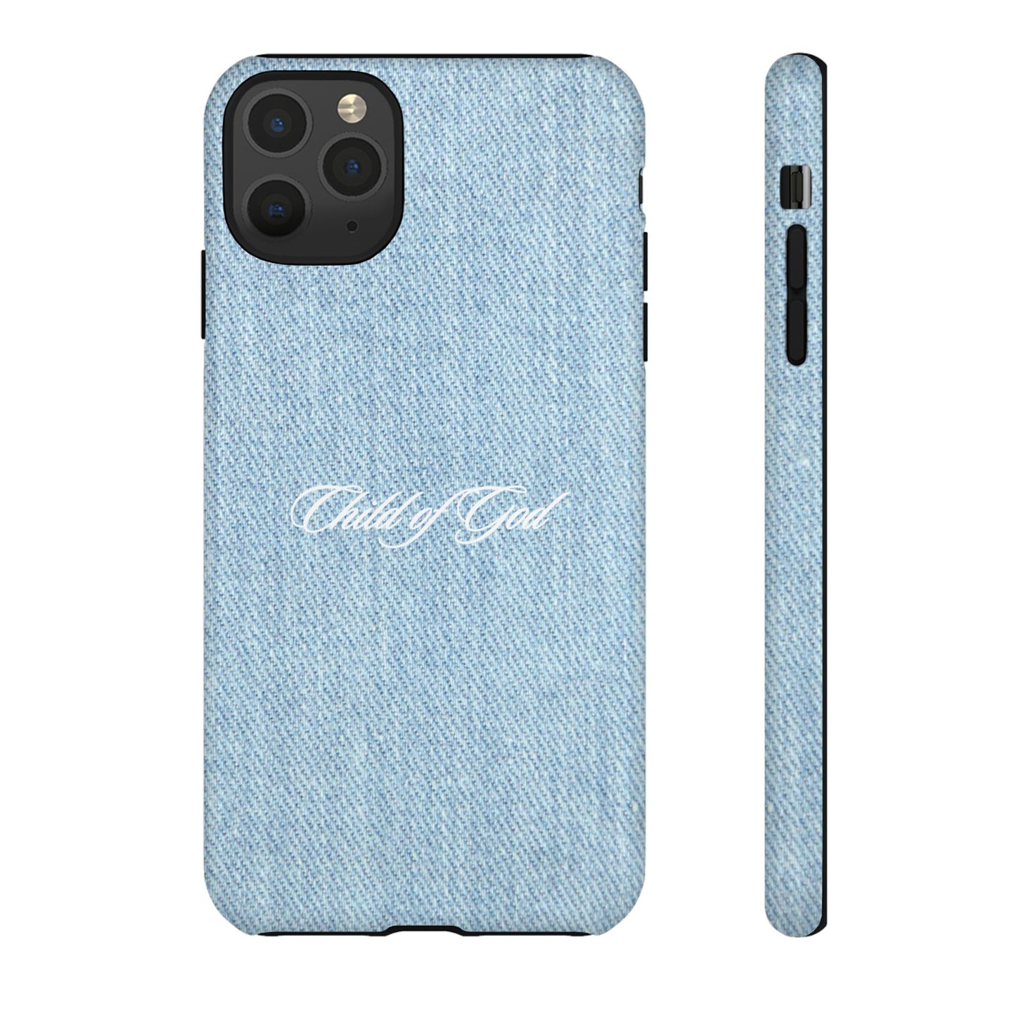 Child of God Denim Phone Case