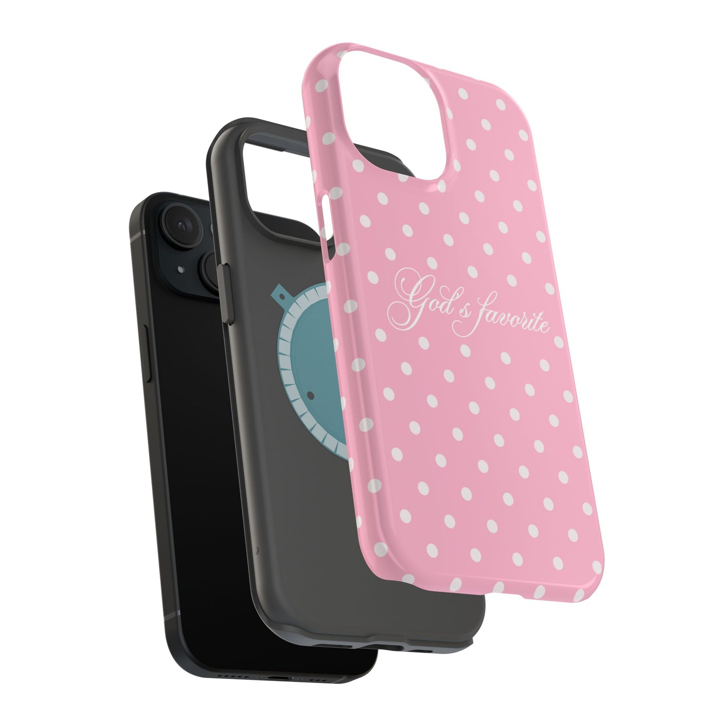 God’s favorite Pink Polka Dot MagSafe Phone Case