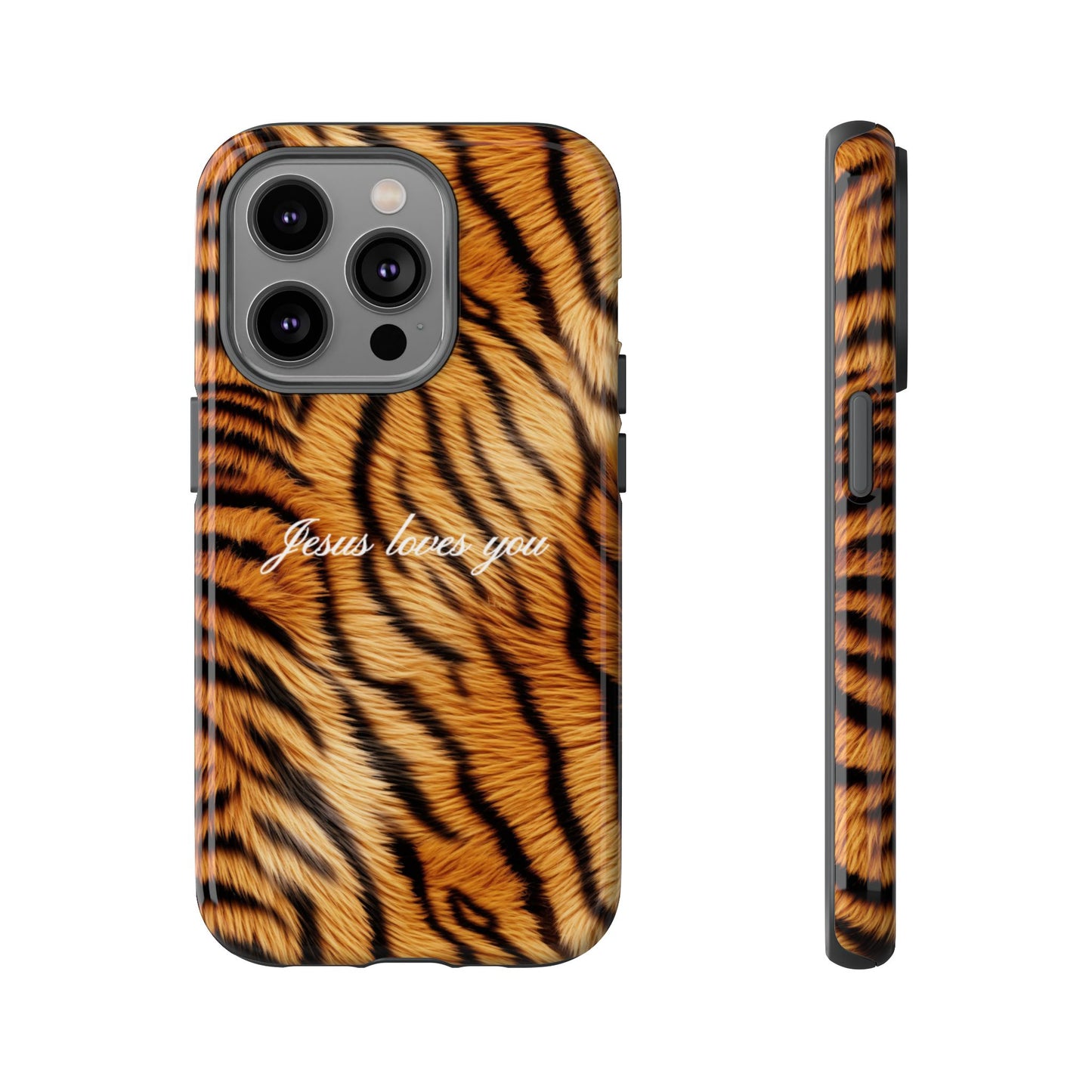 Jesus Loves You Tiger Phone Case