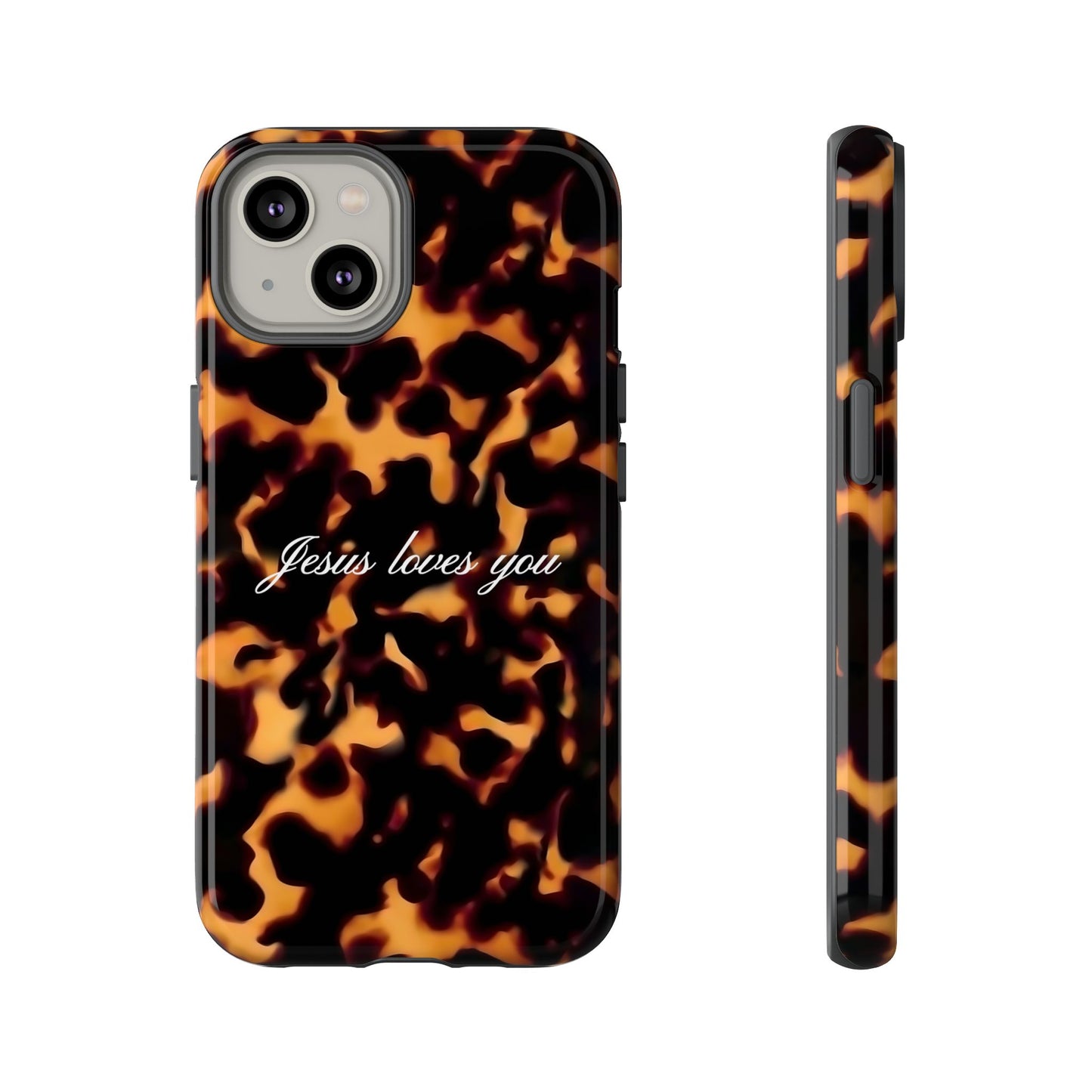 Jesus loves you Tortoise Phone Case