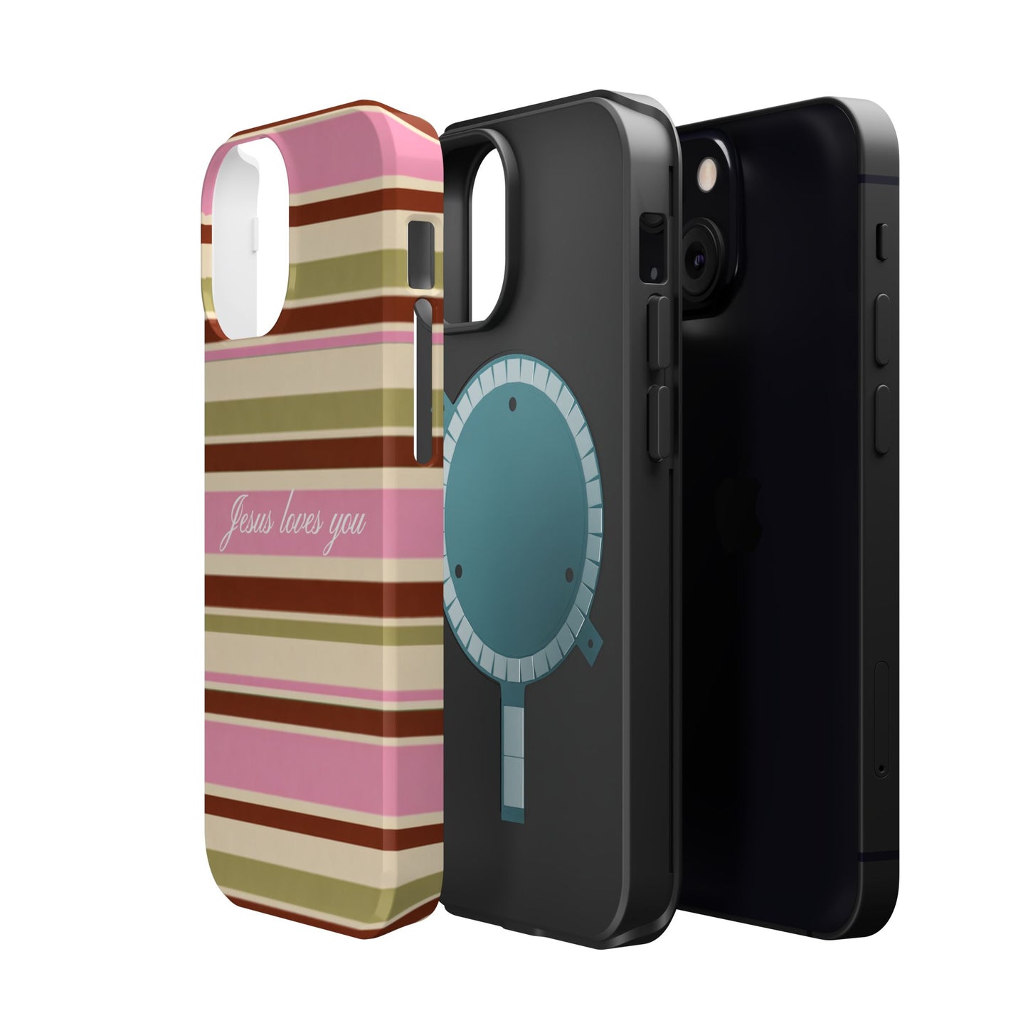 Jesus Loves You Neapolitan MagSafe Phone Case