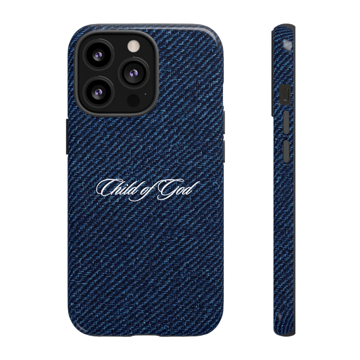 Child of God Denim Phone Case