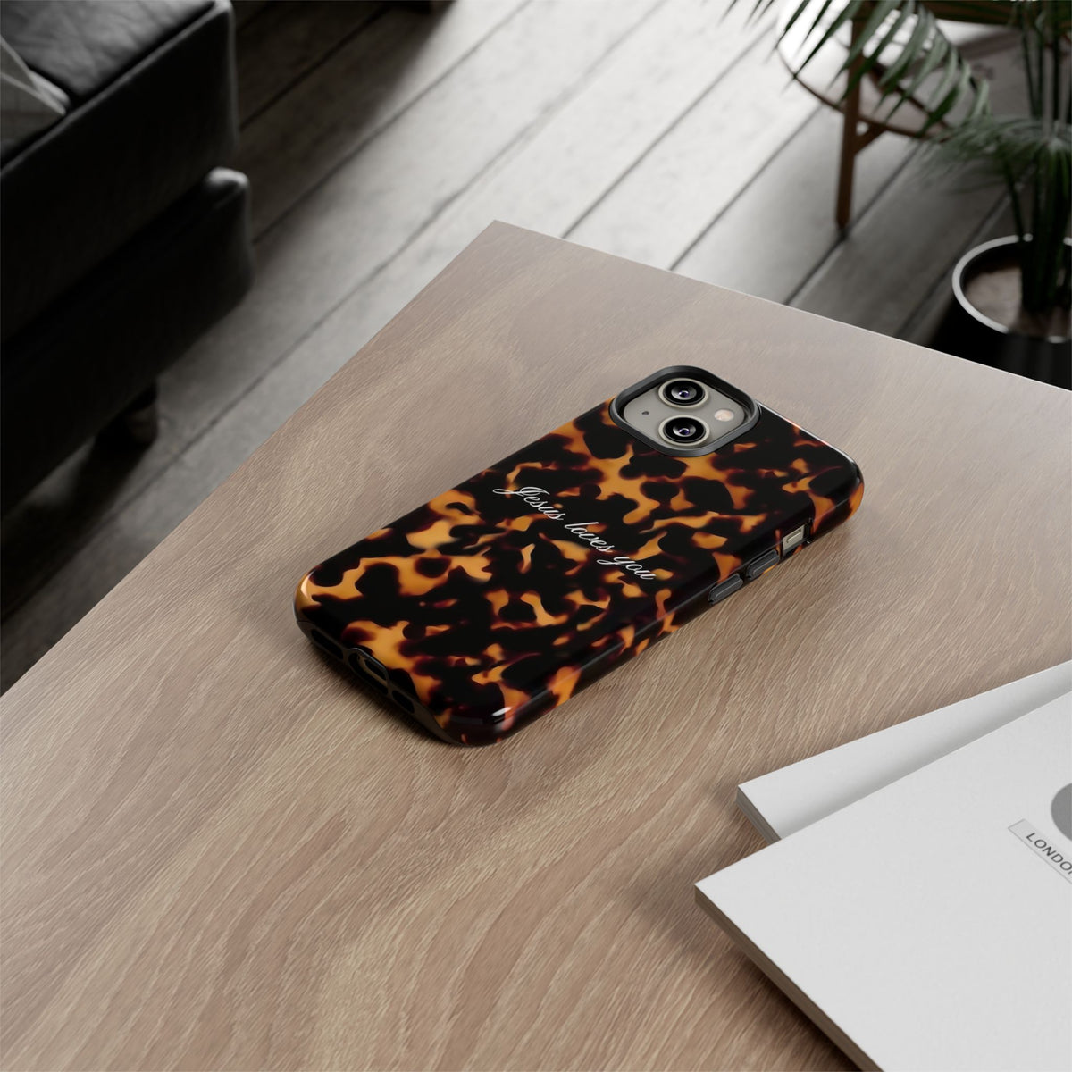 Jesus loves you Tortoise Phone Case