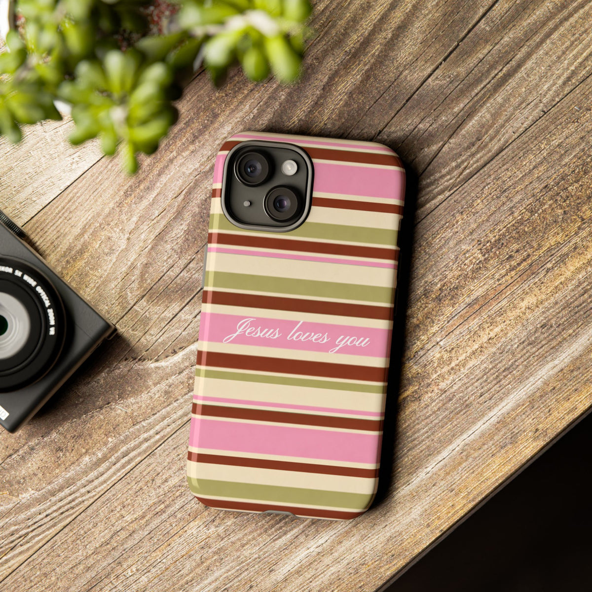 Jesus Loves You Neapolitan Phone Case