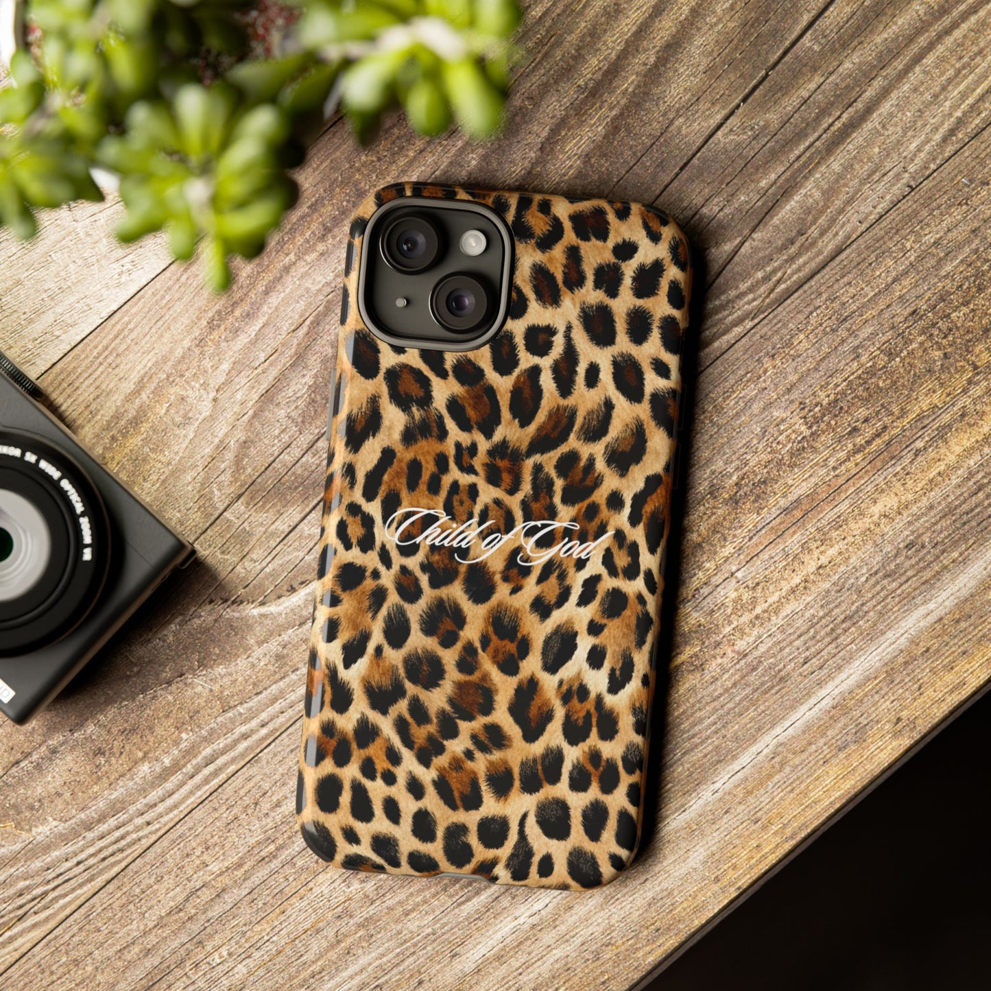Child of God Leopard Phone Case