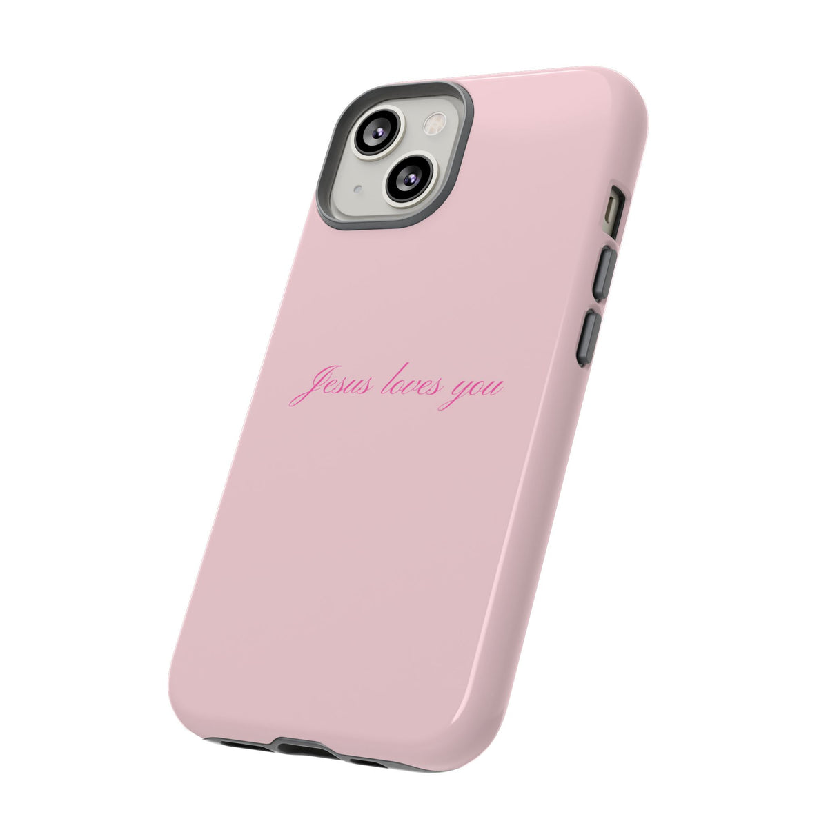 Jesus loves you Baby Pink Phone Case