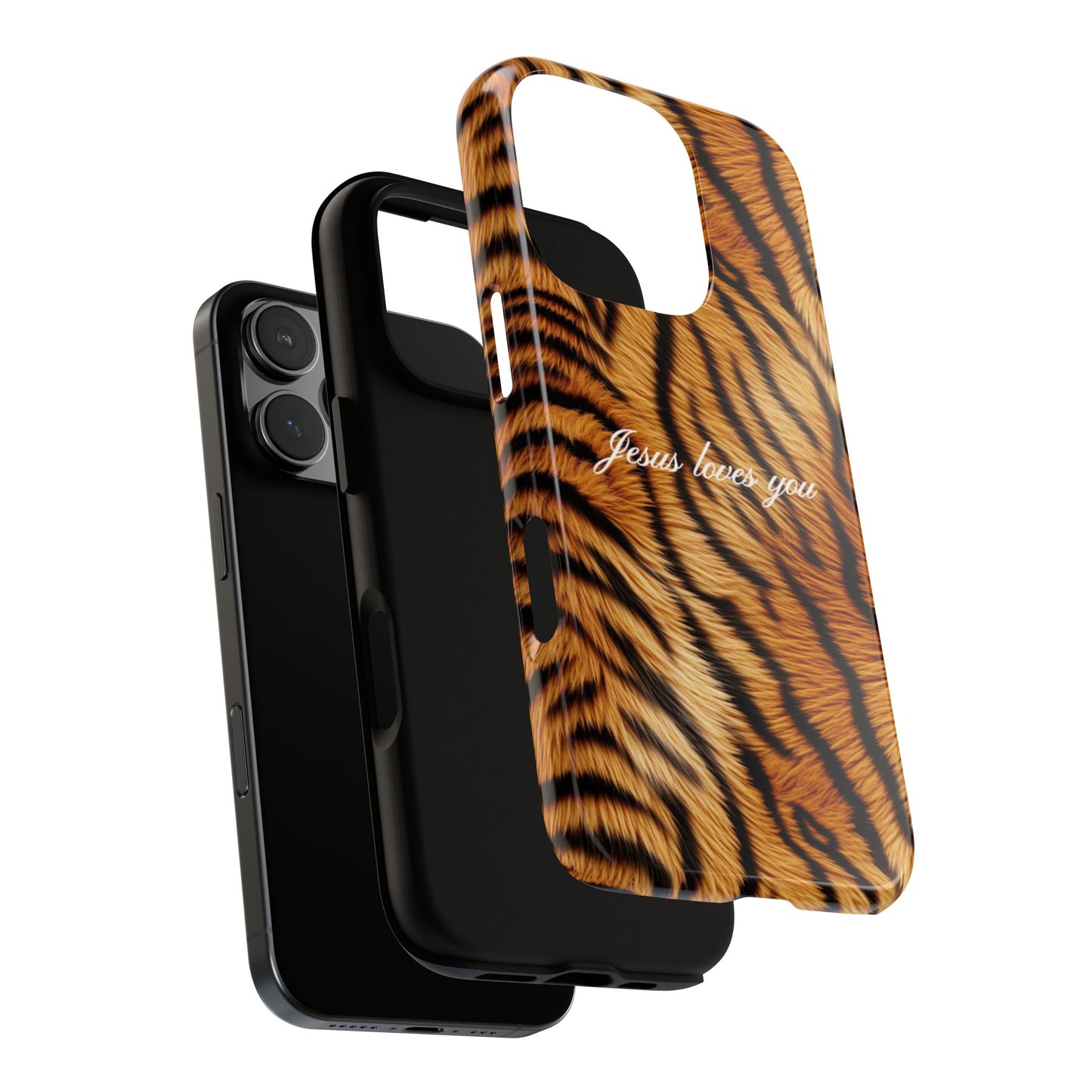 Jesus Loves You Tiger Phone Case