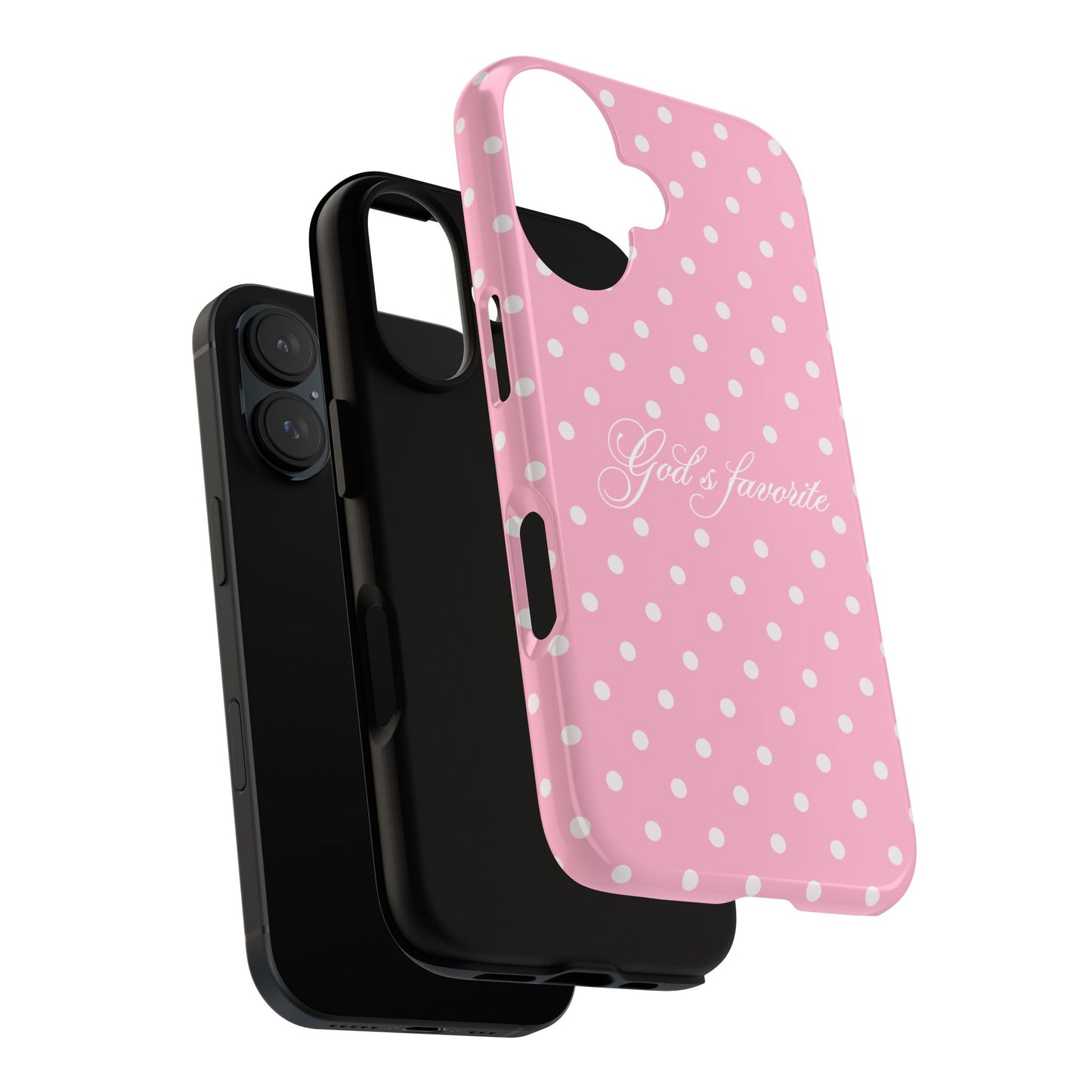 God’s favorite Pink Polka Dot Phone Case