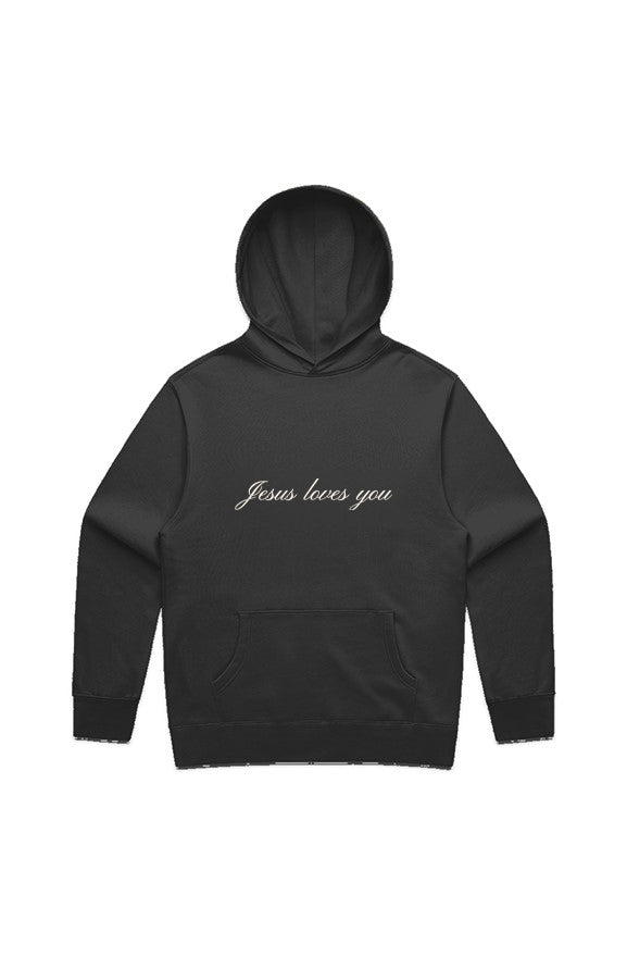 Jesus loves you Onyx Hoodie