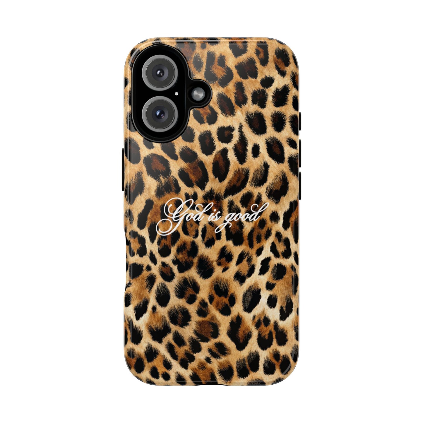 God is good Leopard Phone Case