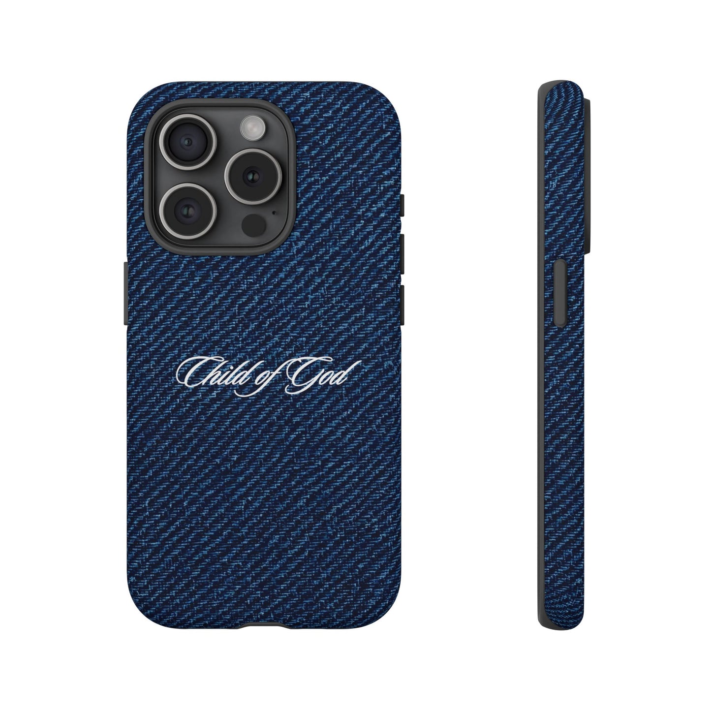 Child of God Denim Phone Case