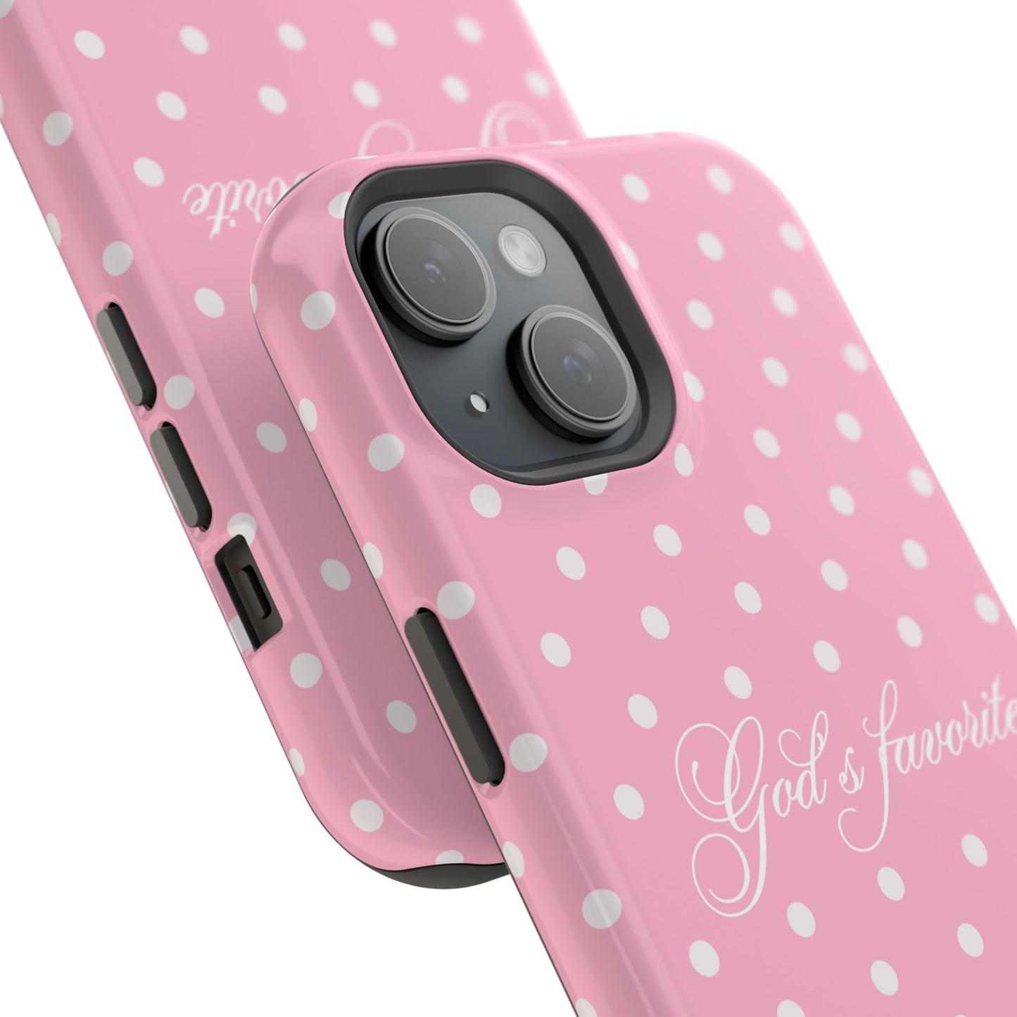God’s favorite Pink Polka Dot MagSafe Phone Case
