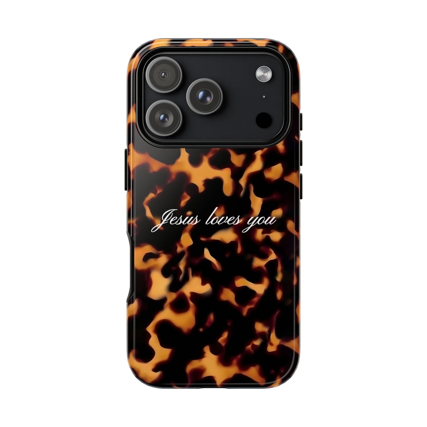 Jesus loves you Tortoise Phone Case