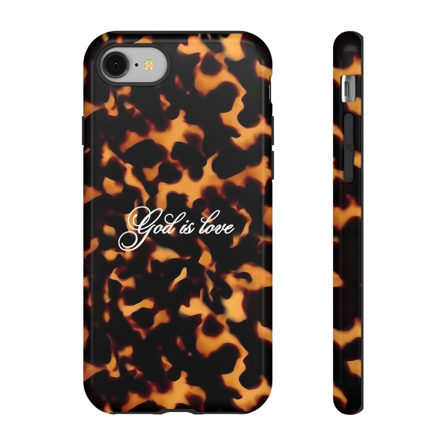 God is love Tortoise shell phone case
