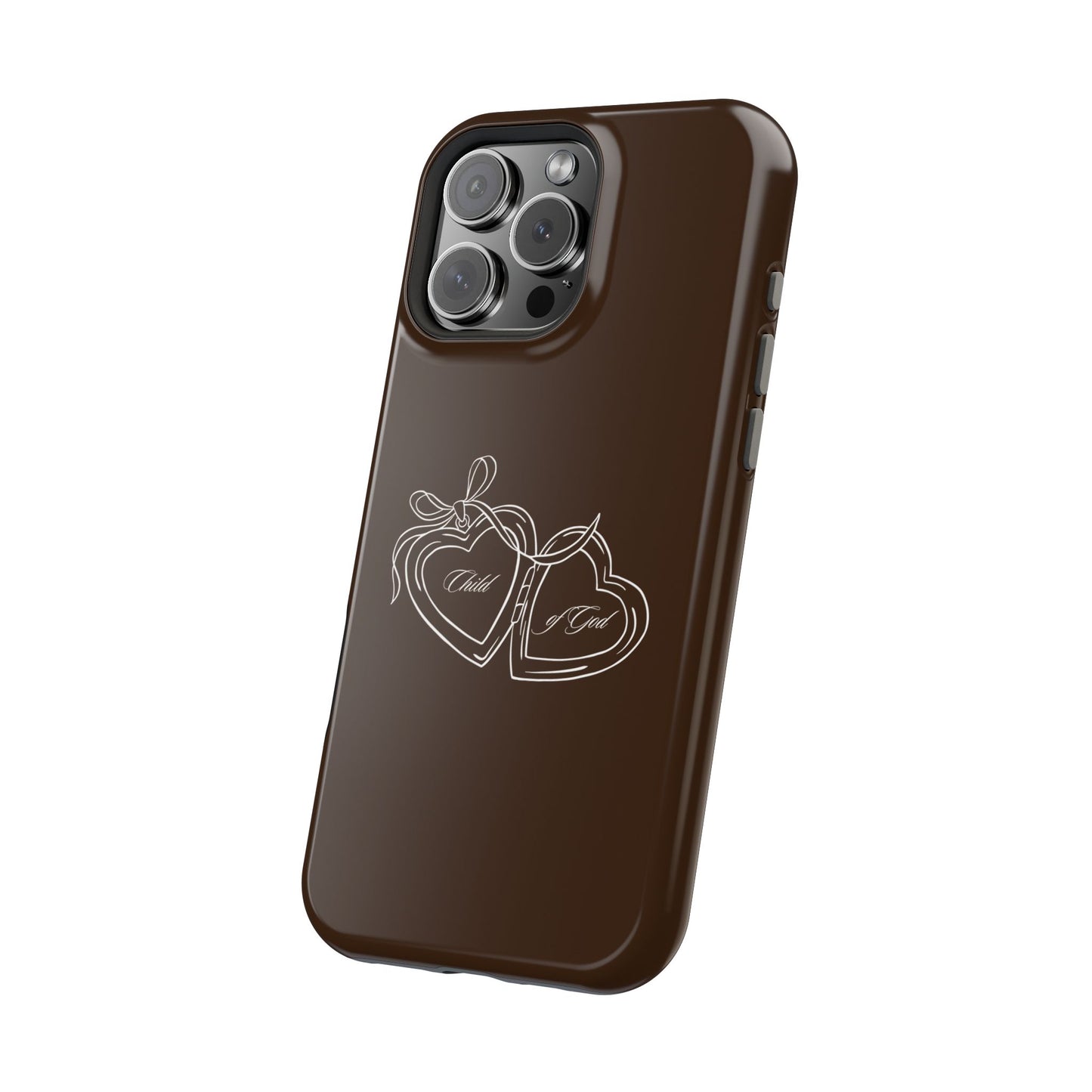 Child of God Locket Espresso Phone Case MagSafe