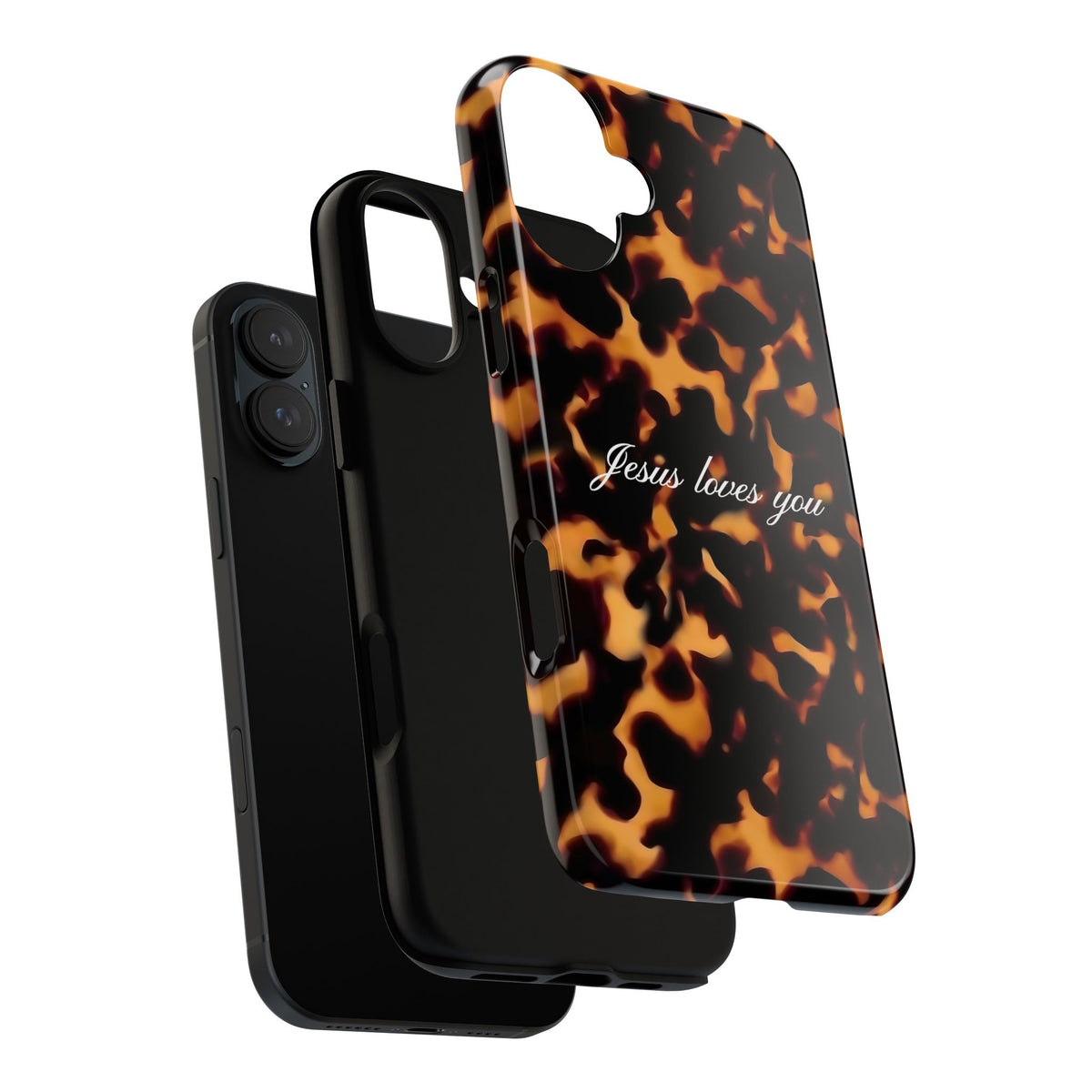 Jesus loves you Tortoise Phone Case