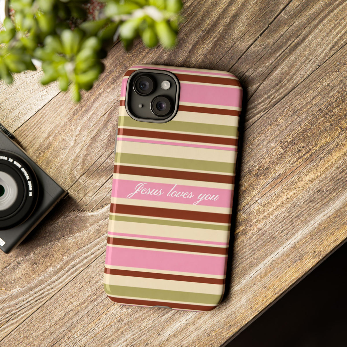 Jesus Loves You Neapolitan Phone Case