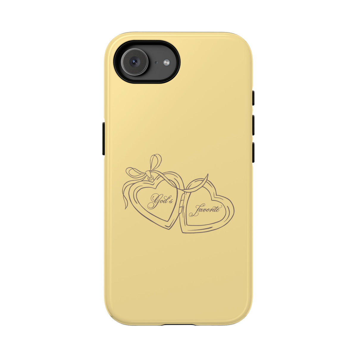 God’s favorite Butter Yellow Locket Phone Case