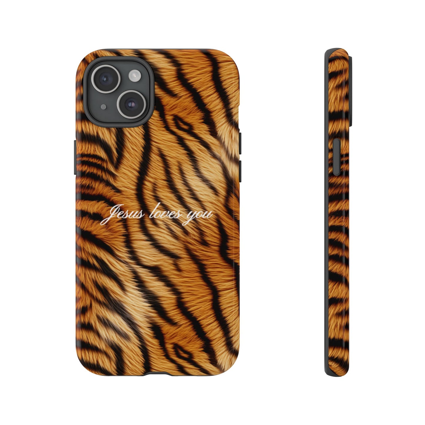 Jesus Loves You Tiger Phone Case