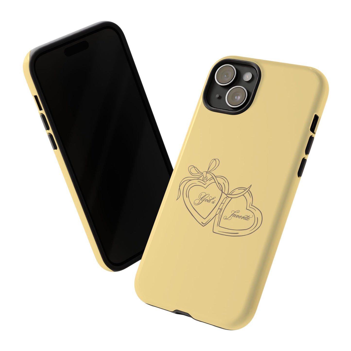 God’s favorite Butter Yellow Locket Phone Case