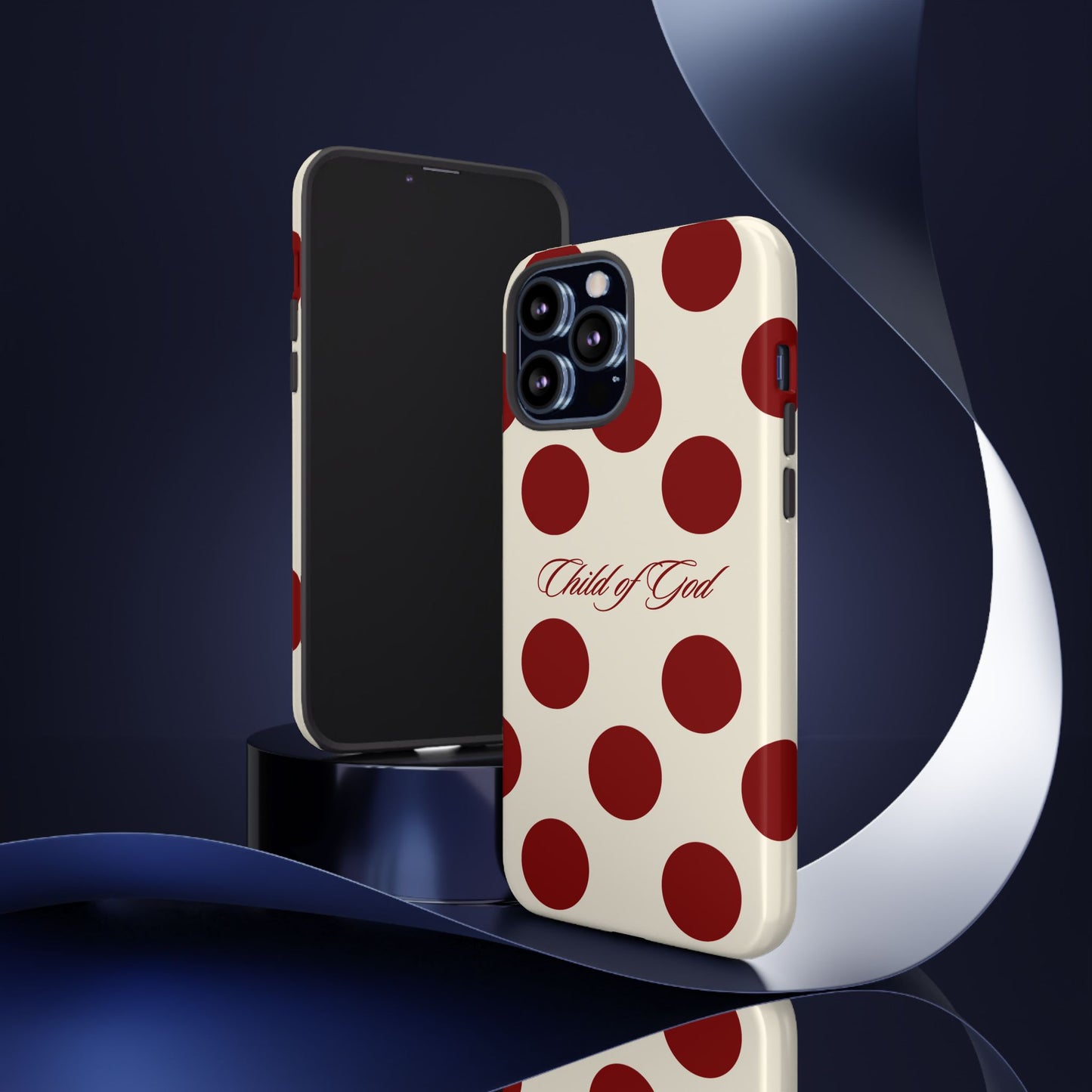Child of God Red and Créame Phone Case